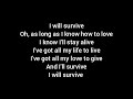 Demi lovato - i will survive (karaoke)