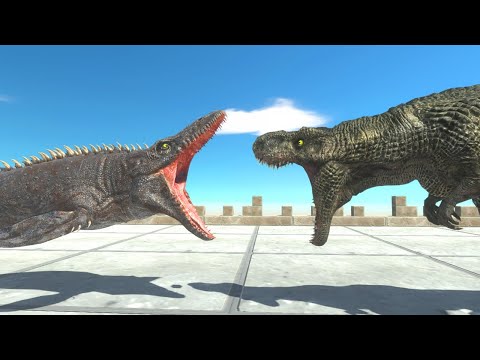MOSASAURUS Death Run - Animal Revolt Battle Simulator