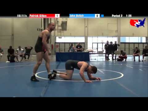 Patrick Gillen vs. John Bolich at 2013 Junior Nationals - FILA - FS