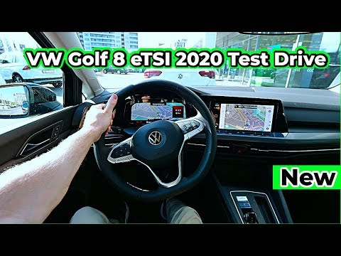 New VW Golf 8 eTSI 2020 Test Drive & Review