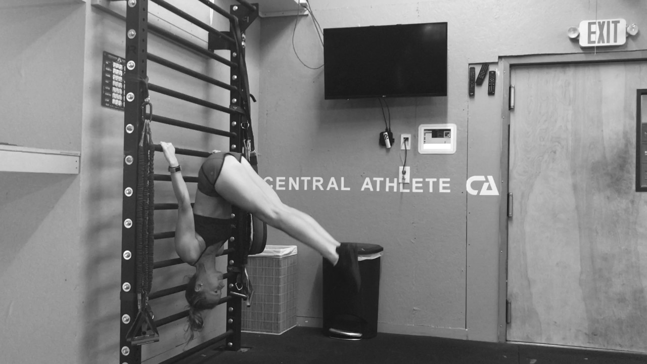 Reverse Leg Lift on Stall Bars