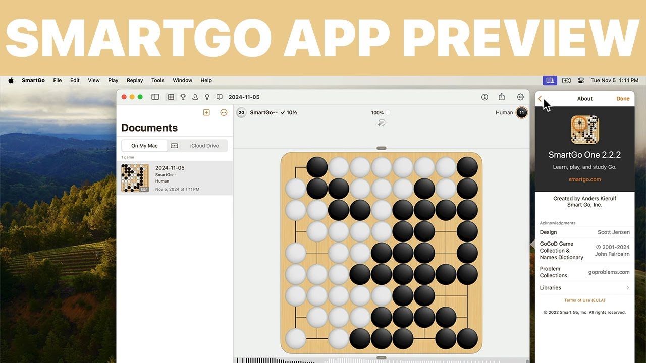 SmartGo One Mac App Showcase