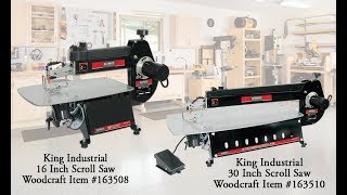 King Industrial - 16 Inch Scroll Saw