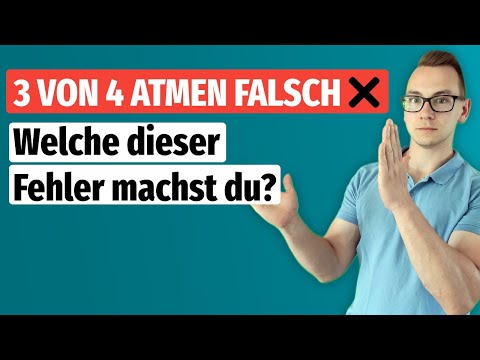 Most people breathe incorrectly – do you too? ❌ Correct these common mistakes!