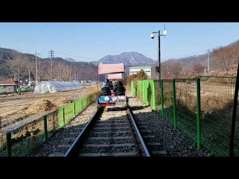 [Gangwon-do] (cidade de Chuncheon) Vagão de estacionamento ferroviário Gangchon (1)