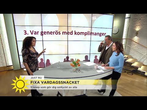 11 tips från Elaine Eksvärd: Så blir du omtyckt - Nyhetsmorgon (TV4)