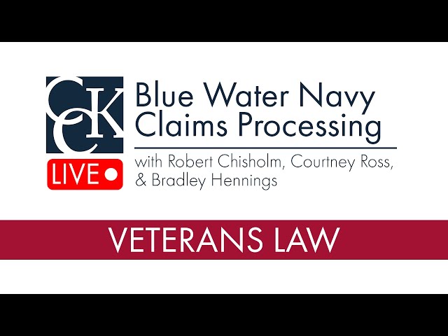 How VA Will Process Blue Water Navy Veterans' Claims