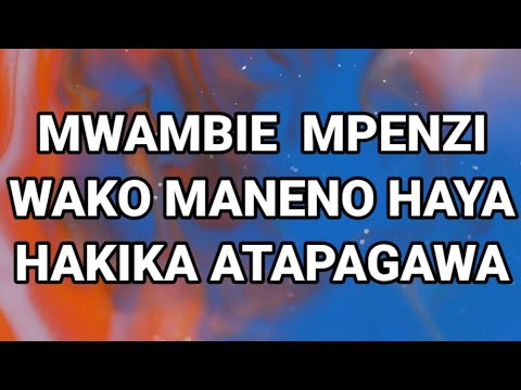 , title : 'Maneno Matam Ya Kumwambia Mwenza/mpenzi Wako lazima Apagawe'
