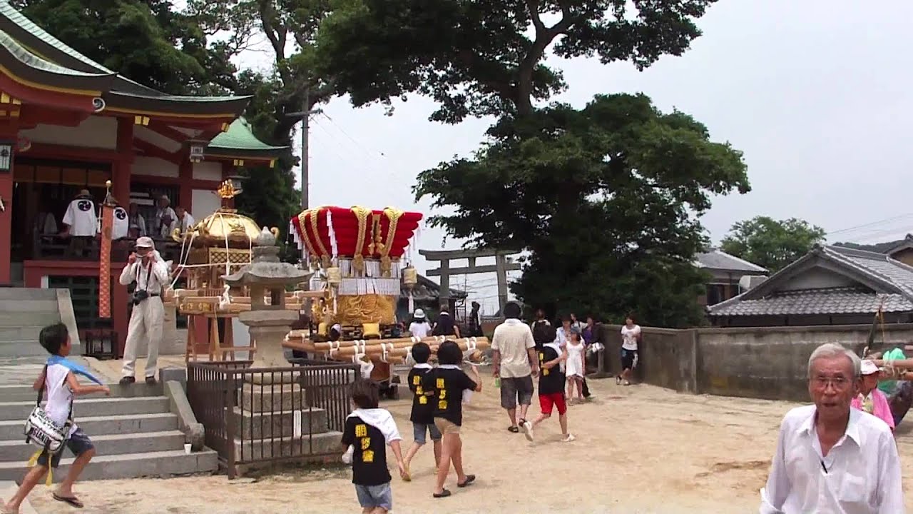 由良湊神社　夏越し祭り１