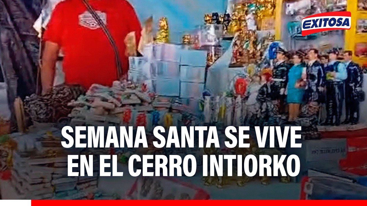 🔴🔵 Semana Santa se vive con peregrinación y feria en el Cerro Intiorko en Tacna