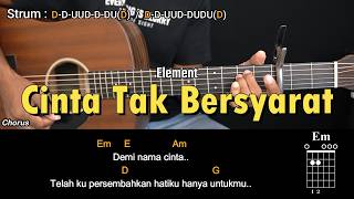 Download lagu Cinta Tak Bersyarat - Element | Tutorial Chord Gitar Mudah dan Lirik mp3