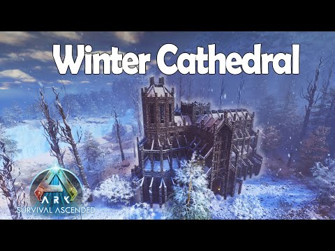 Winter Cathedral - How to build - Snow Biome - Ark Survival Ascended ASA PvE