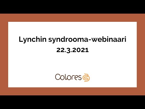 , title : 'Lynchin syndrooma-webinaari 22.3.2021'