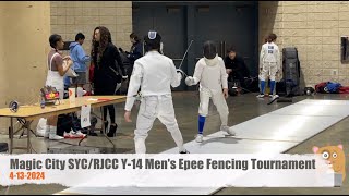 Magic City SYC RJCC Y-14 Men's Epee Fencing Tournament