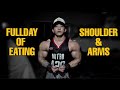 FULL DAY of EATING | SHOULDER & ARMS | KEN HANAOKA | vlog 43