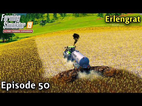 FS19 Timelapse - Alpine DLC Erlengrat Ep 50 SPREADING SLURRY