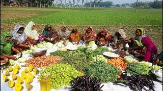 King Of VEG Recipe - 200 KG 15 Types Winter Vegetables Mixed Gravy Curry Cooking