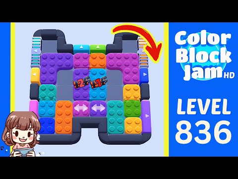 Color Block Jam Level 836 Solution Walkthrough