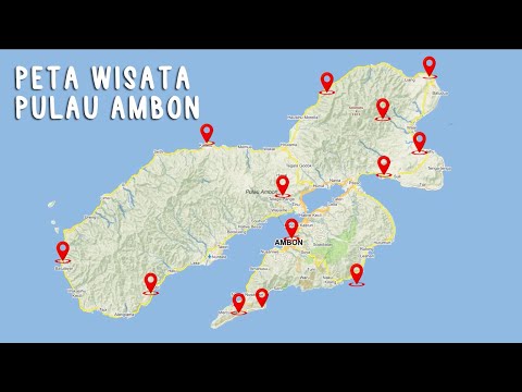 PETA WISATA DI PULAU AMBON