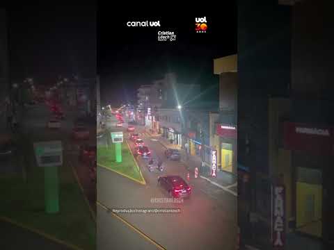 A derrota da Argentina na final da Copa foi celebrada com buzinaço e carreata pelos brasileiros