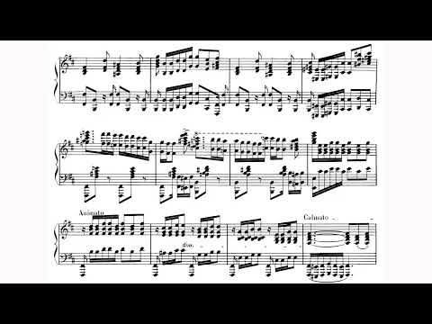Théodore Dubois - Etude in D-Flat Major for Piano, ITD 33 (1905-06) [Score-Video]