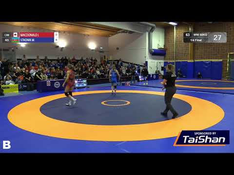1/4 WW - 50 kg: J. MACDONALD (CAN) v. M. STADNIK (AZE)