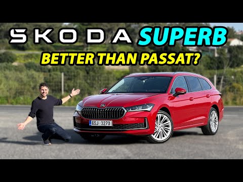 The better Passat? All-new Skoda Superb Estate driving REVIEW 2024