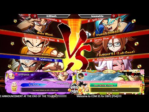 DBFZ | COM 91 | Krill Hands vs Isoamwhite
