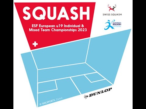 ESF European u19 Mixed Team Squash Championships - court 2
