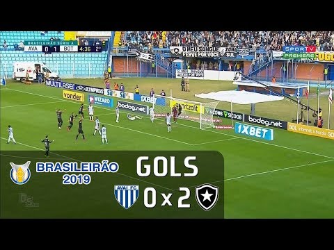 Gols - Avaí 0 x 2 Botafogo - Brasileirão 2019