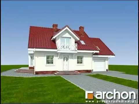 Dom w rododendronach 6. Projekty domów ARCHON+, www.archon.pl