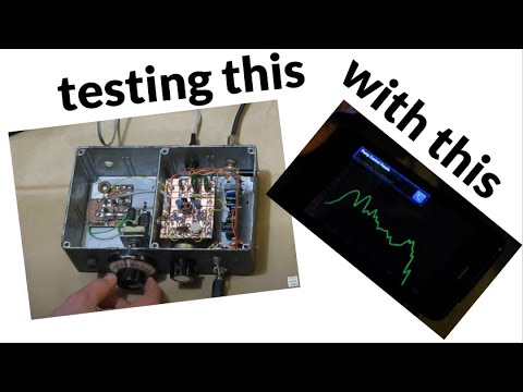 Testing a phasing SSB receiver: Part 1 - with a mobile phone