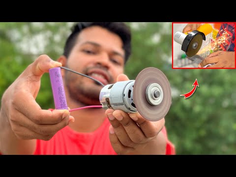 775 DC Motor से बनाएं Rechargeable Angle Grinding & Cutting Machine