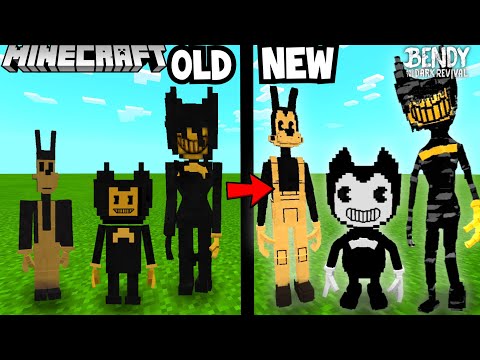 BendyPlayz - NEW Bendy and the Ink Machine in MINECRAFT! (BATIM V3 ADDON)