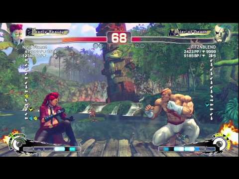 Ninja Flamez [Viper] VS FiTZNBLEND [Sagat] - AE2012 HD 720p