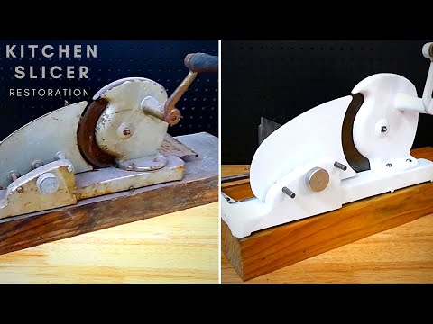 VINTAGE KITCHEN SLICER RESTORATION | Can Be Used for Bread, Meat, or Vegetables