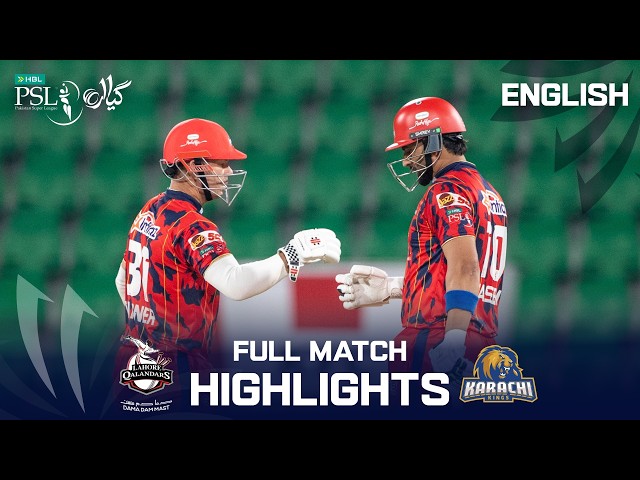 Full Highlights | Lahore Qalandars vs Karachi Kings | English | Match 06 | HBL PSL 11 | MZB1U Full Highlights | Lahore Qalandars vs Karachi Kings | English | Match 06 | HBL PSL 11 | MZB1U