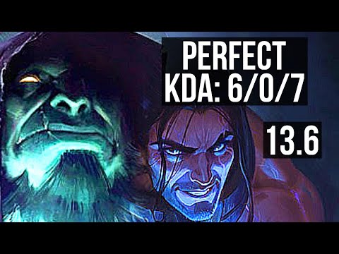YORICK vs SYLAS (TOP) | 6/0/7, 2200+ games, 2.1M mastery, Dominating | KR Master | 13.6