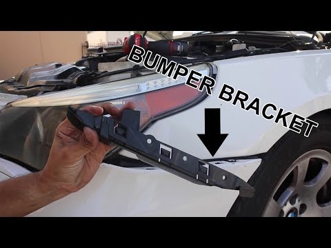 BMW 5 SERIES E60 bumper bracket replacement