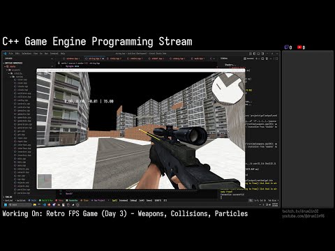 C++ Game Engine Dev [No Libraries] - Retro Online FPS (Day 3)