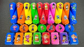Looking For Paw Patrol Clay With Slime Coloring: Ryder, Chase, Marshall,...Satisfying ASMR Video