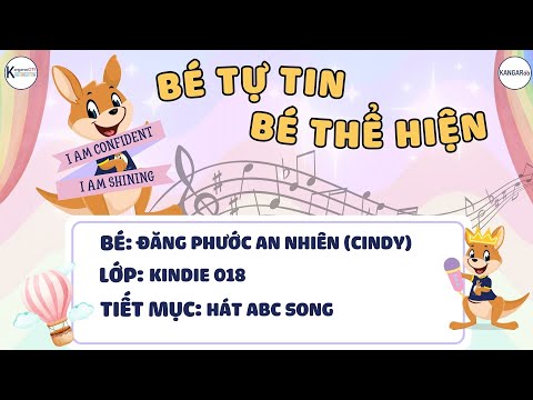 ESTOU CONFIANTE, ESTOU BRILHANDO - Đặng Phước An Nhiên (Cindy) - Hát ABC Song