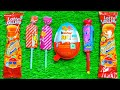 ASMR Unboxing Delicious Unique Lollipop Treats Chocolate Candy Satisfying Lollipops Sounds