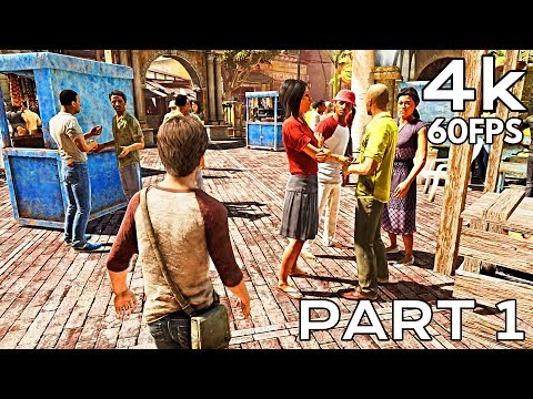 Uncharted 3 Drakes Deception Remastered 4K 60FPS Gameplay Part 1(Nathan Drake Collection)