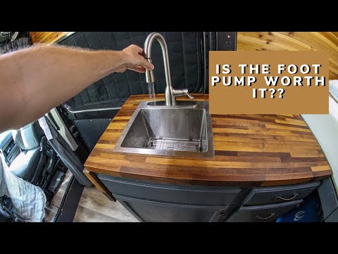 CHEAP AND SIMPLE DIY PLUMBING SET UP | WHALE FOOT PUMP