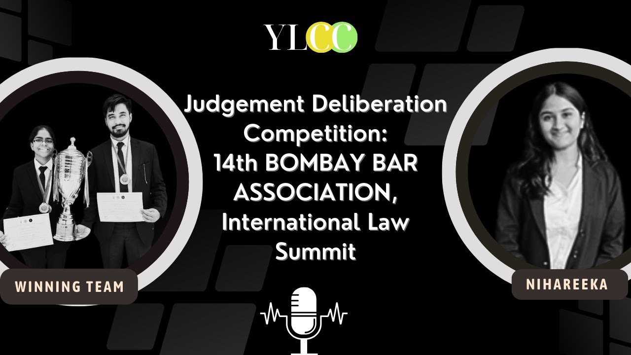 Interview: Winners- Judgement Deliberation Comp., 14th Bombay Bar Assoc.-GLC Mumbai, Int. Law Summit