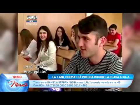 La 7 ani, chemat sa predea istorie la clasa a XII-a... (La Maruta / Editia 211)