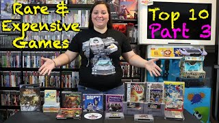 My Top 10 RARE and EXPENSIVE Video Games in the Collection! Part 3!