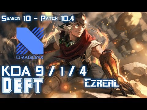 DRX Deft EZREAL vs MISS FORTUNE ADC - Patch 10.4 KR Ranked