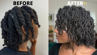 HOW to get the FLUFFLIEST TWIST OUT on LOCS, SISTERLOCKS, MICROLOCS